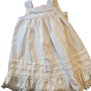 Charming White Lace Kids Dress